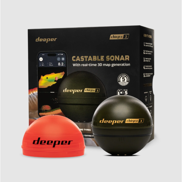 Эхолот Deeper Smart Sonar CHIRP+ 3 (ITGAM1951) беспроводной Wi-Fi