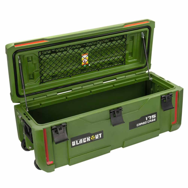 Експедиційний кейс BLACKOUT для авто 175 л, зелений, TH175 green