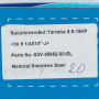 Гребний гвинт Parsun 9-1/4×10 для мотора Yamaha 683-45943-00-EL нержавіюча сталь