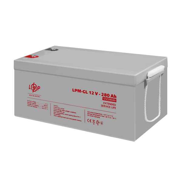 Аккумулятор гелевый LPM-GL 12V - 280 Ah