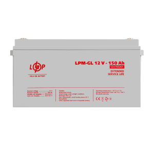 Акумулятор гелевий LPM-GL 12V - 150 Ah