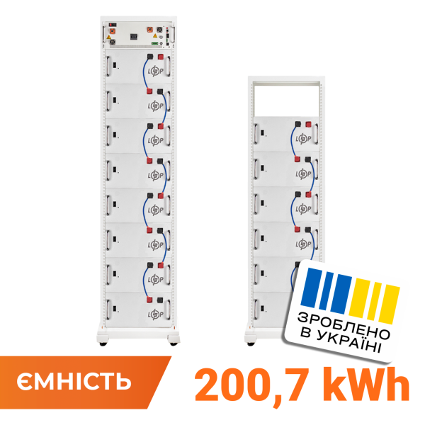 Акумулятор LP LiFePO4 Battery HVM 716,8V 280Ah (200704 Wh) BMS 160А P AB Lrack white