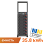 Акумулятор LP LiFePO4 Battery HVM 358,4V 100Ah (35840 Wh) BMS 125А AB Lrack black