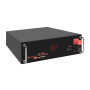 Акумулятор LP LiFePO4 51,2V - 100 Ah (5120Wh) (BMS SP 100A/50А) RM RS485/CAN LCD BL