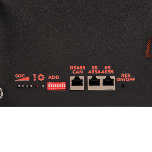 Акумулятор LP LiFePO4 51,2V - 100 Ah (5120Wh) (BMS SP 100A/50А) RM RS485/CAN LCD BL