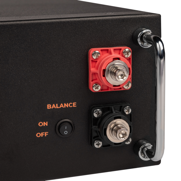 Аккумулятор LP LiFePO4 51,2V - 100 Ah (5120Wh) (BMS SP 100A/50А) RM RS485/CAN LCD BL