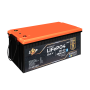 Аккумулятор LP LiFePO4 25,6V - 230 Ah (5888Wh) (BMS 200A/100А) пластик Smart BT
