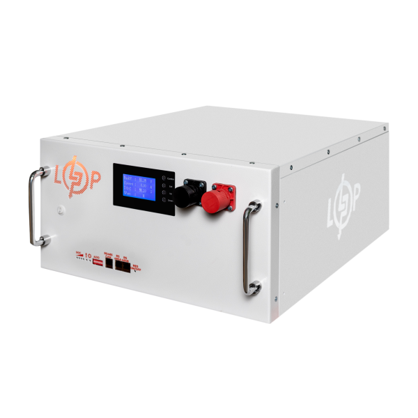 Аккумулятор LP LiFePO4 51,2V - 230 Ah (11776Wh) (BMS SP 200A/100А) RM RS485/CAN LCD WH