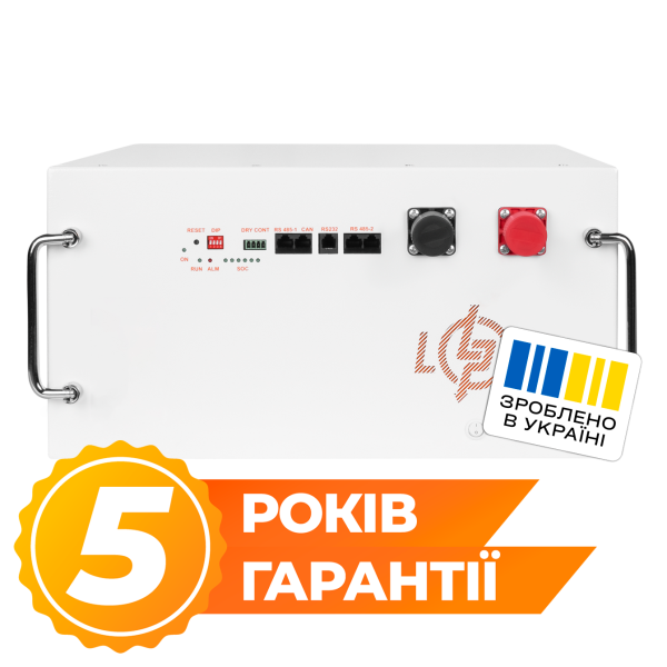 Акумулятор LP LiFePO4 51,2V - 230 Ah (11776Wh) (BMS JK 200A/100A) RM RS485/CAN WH