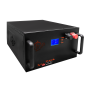 Акумулятор LP LiFePO4 25,6V - 280 Ah (7168Wh) (BMS 200A/100А) LCD метал Smart RM RS485/CAN