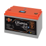 Акумулятор LP LiFePO4 12,8V - 100 Ah (1280Wh) (BMS 100A/50А) пластик LCD Smart BT