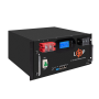 Акумулятор LP LiFePO4 51,2V - 120 Ah 6000Wh (Smart BMS 100A) с LCD RM AB RS485/CAN