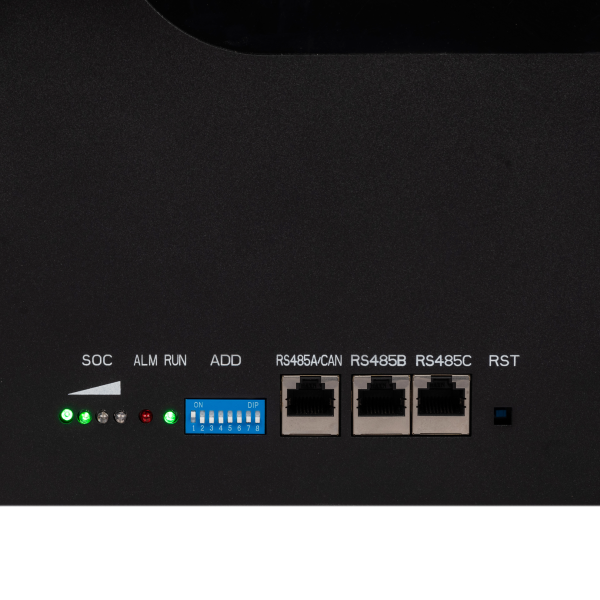 Аккумулятор LP LiFePO4 51,2V - 120 Ah 6000Wh (Smart BMS 100A) с LCD RM AB RS485/CAN