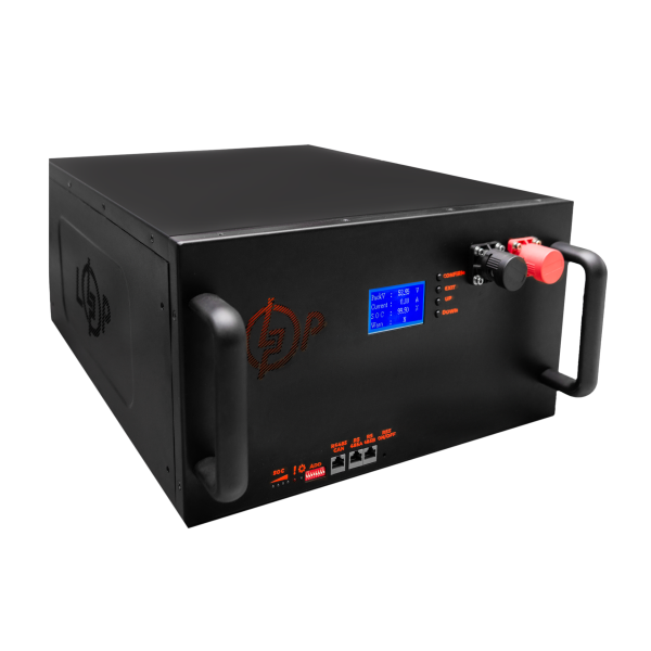 Акумулятор LP LiFePO4 51,2V - 230 Ah (11776Wh) (Smart BMS 200A/100А) з LCD метал RM RS485/CAN