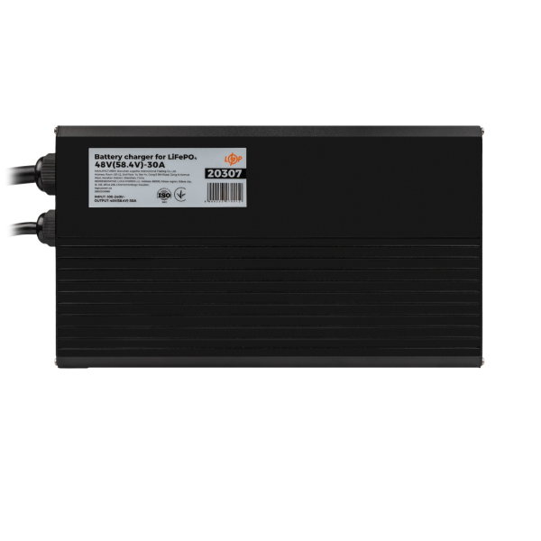 Зарядное устройство для аккумуляторов LiFePO4 48V (58.4V)-30A-1440W-LED