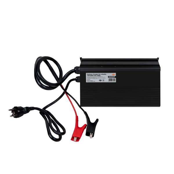 Зарядний пристрій для акумуляторів LiFePO4 48V (58.4V)-30A-1440W-LED