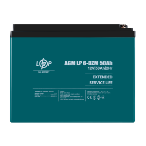 Тяговый свинцово-кислотный AGM аккумулятор LP 6-DZM-50 Ah