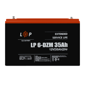 Тяговий свинцево-кислотний AGM акумулятор LP 6-DZM-35 Ah