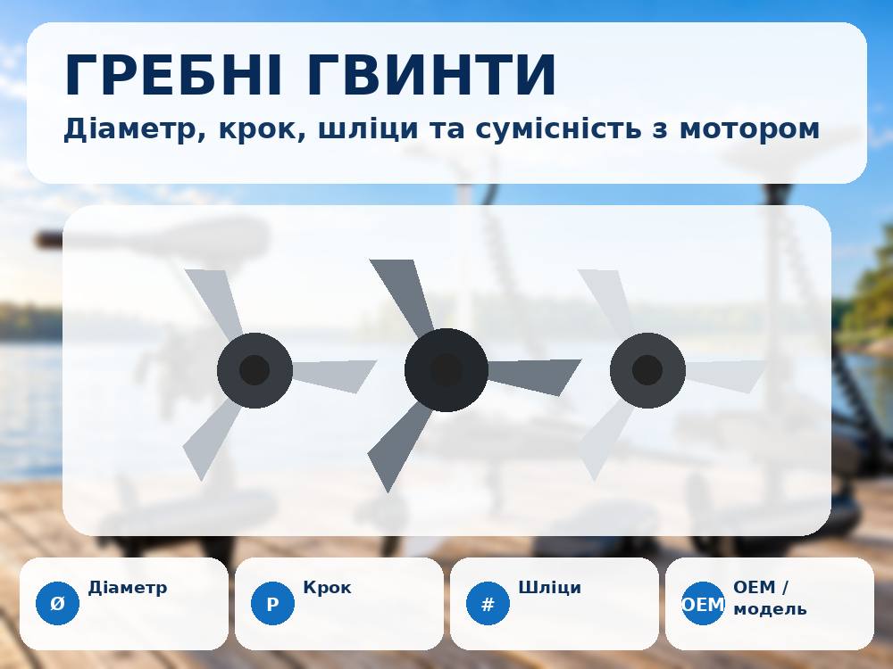 Гребні гвинти: діаметр, крок, шліци та OEM сумісність